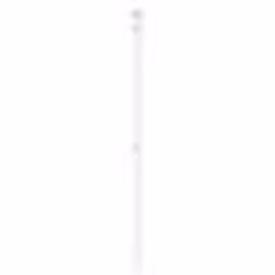 vidaXL Tête de lit métal blanc 200 cm
