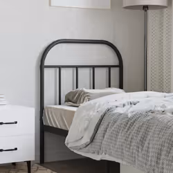 VidaXL 353661 tête de lit et pied de lit Noir