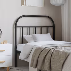 VidaXL 353663 tête de lit et pied de lit Noir - Vue supplémentaire 2