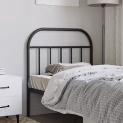 VidaXL 353663 tête de lit et pied de lit Noir - Vue supplémentaire 3