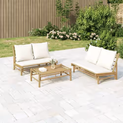 Savourez une tasse de café ou de thé par beau temps dans votre espace extérieur avec cet élégant ensemble de salon de jardin ...