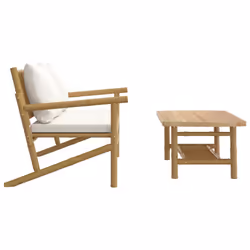 VidaXL 363461 banc de jardin Bambou - Vue supplémentaire 4