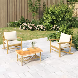 VidaXL 363462 banc de jardin Bambou