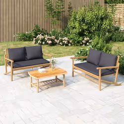 VidaXL 363464 banc de jardin Bambou
