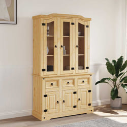 Vidaxl - Buffet Corona marron 112x43x196 cm bois massif pin mexicain