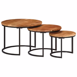 VidaXL 353900, Noir, 550 x 550 x 400 mm, 450 x 350 x 350 mm, 350 x 350 x 290 mm, 3 pièce(s)