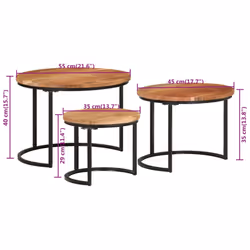 VidaXL 353900 Table à café, latérale et de salon - Vue supplémentaire 7