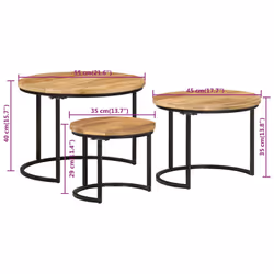 VidaXL 353901 Table à café, latérale et de salon - Vue supplémentaire 7