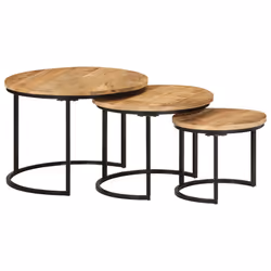 VidaXL 353901 Table à café, latérale et de salon - Vue supplémentaire 8