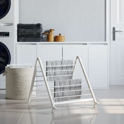 Séchoir pour baignoire extensible 53-90 cm aluminium Vidaxl