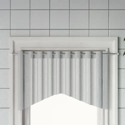 Vidaxl - Tringles à rideau 2 pcs blanc et argenté 90-130 cm aluminium