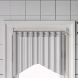 Profitez d'une intimité totale dans votre maison grâce à ces tringles à rideaux réglables ! Matériau durable : l'aluminium es ...