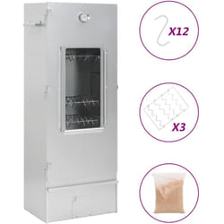 Vidaxl - Fumoir pour four à barbecue avec copeaux de bois 44,5x29x110 cm