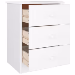 VidaXL 353918 Table de nuit et table de chevet Blanc - Vue supplémentaire 4