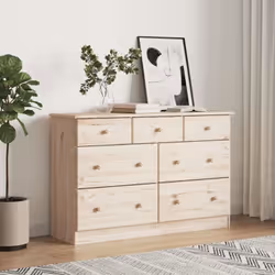 Description générale Cette commode en bois, au look intemporel, est un excellent ajout à votre maison. Fabriquée en bois de p ...