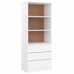 VidaXL 353952, Blanc, Bois, Bois, Bois de pin, 600 mm, 350 mm
