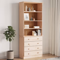 VidaXL 353953, Bois, Bois, Bois de pin, 770 mm, 350 mm, 1865 mm