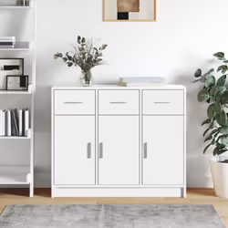 Ce buffet classique, au look intemporel, est conçu pour être un excellent supplément à votre maison. Matériau durable : le bo ...