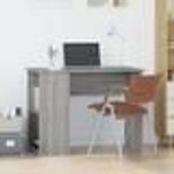 vidaXL Bureau sonoma gris 100x55x75 cm bois d'ingénierie