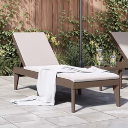 VidaXL 364217 chaise d'extérieur Linge Polypropylène (PP) Marron - Vue supplémentaire 2