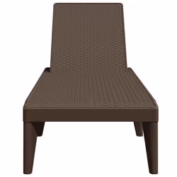 VidaXL 364217 chaise d'extérieur Linge Polypropylène (PP) Marron - Vue supplémentaire 4