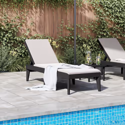 VidaXL 364219 chaise d'extérieur Linge Polypropylène (PP) Anthracite