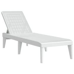 VidaXL 364220 chaise d'extérieur Linge Polypropylène (PP) Blanc