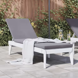 VidaXL 364220 chaise d'extérieur Linge Polypropylène (PP) Blanc - Vue supplémentaire 2