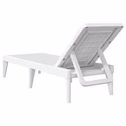 VidaXL 364222 chaise d'extérieur Linge Siège rembourré Polypropylène (PP) Blanc - Vue supplémentaire 6