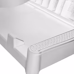 VidaXL 364222 chaise d'extérieur Linge Siège rembourré Polypropylène (PP) Blanc - Vue supplémentaire 8