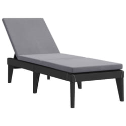 VidaXL 364223 chaise d'extérieur Linge Siège rembourré Polypropylène (PP) Anthracite