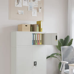 Vidaxl - Classeur gris clair 90x40x40 cm acier