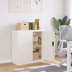 Ce classeur, au design simple mais élégant, sera un excellent choix pour garder vos dossiers et autres fournitures de bureau  ...
