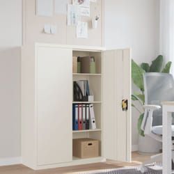 Classeur blanc 90x40x140 cm acier vidaXL