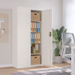 Ce classeur, au design simple mais élégant, sera un excellent choix pour garder vos dossiers et autres fournitures de bureau  ...