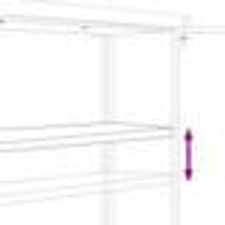 vidaXL Classeur gris clair 90x40x180 cm acier
