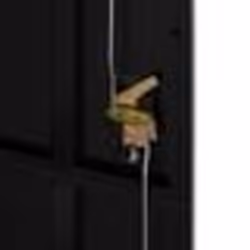 vidaXL Classeur noir 90x40x200 cm acier