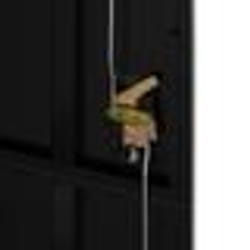 vidaXL Classeur noir 90x40x200 cm acier