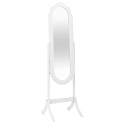 Vidaxl - Miroir sur pied blanc 45,5x47,5x160 cm bois d ingénierie