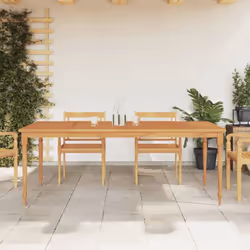 Profitez chaque jour d'un repas parfait en famille ou entre amis autour de cette table Batavia en bois ! Matériau durable : l ...