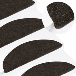 Vidaxl - Tapis d'escalier auto-adhésifs 10 pcs anthracite 65x22,5x3,5 cm