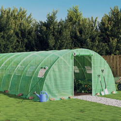 Vidaxl - Serre avec cadre en acier vert 88 m² 22x4x2 m