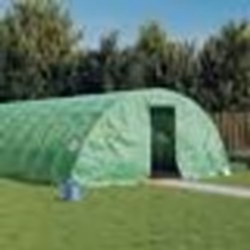 vidaXL Serre avec cadre en acier vert 110 m² 22x5x2,3 m