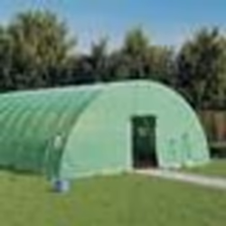 vidaXL Serre avec cadre en acier vert 72 m² 12x6x2,85 m