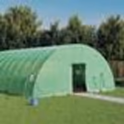 vidaXL Serre avec cadre en acier vert 144 m² 24x6x2,85 m