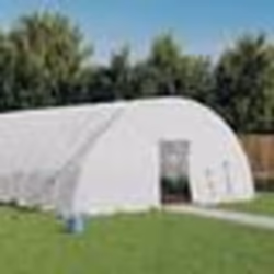 vidaXL Serre avec cadre en acier blanc 132 m² 22x6x2,85 m