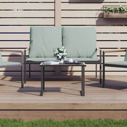 Vidaxl - Table de jardin anthracite 55x40x37 cm acier