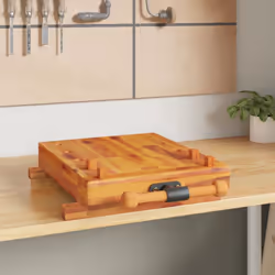Ce dessus d'établi en bois est un complément parfait à votre poste de travail et est idéal pour vous donner une surface stabl ...