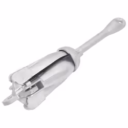 vidaXL Ancre pliable argenté 6 kg fonte galvanisée à chaud