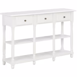 La conception polyvalente de cette console classique ajoute de l'élégance et du rangement à votre entrée, salon ou couloir. M ...